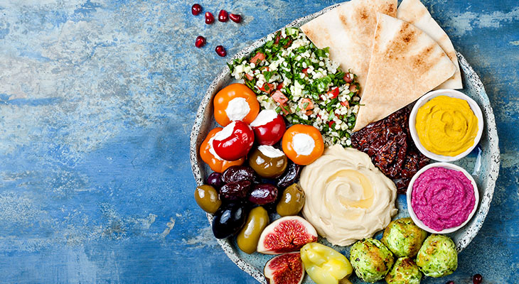 Vegetarisch Jordaans gerecht Vegetarisch Jordaans gerecht