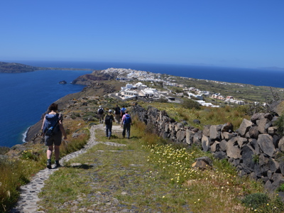 Route 8 daagse wandelvakantie Naxos, Santorini en Paros - Day 7