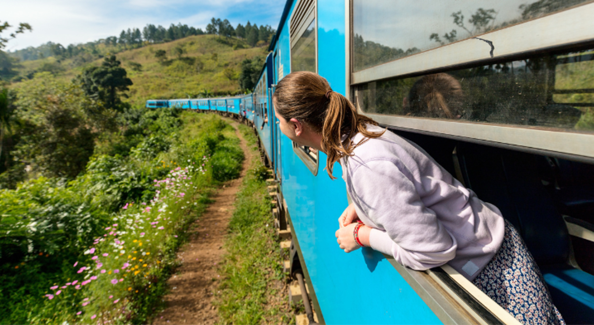 Trein in Sri Lanka Trein in Sri Lanka