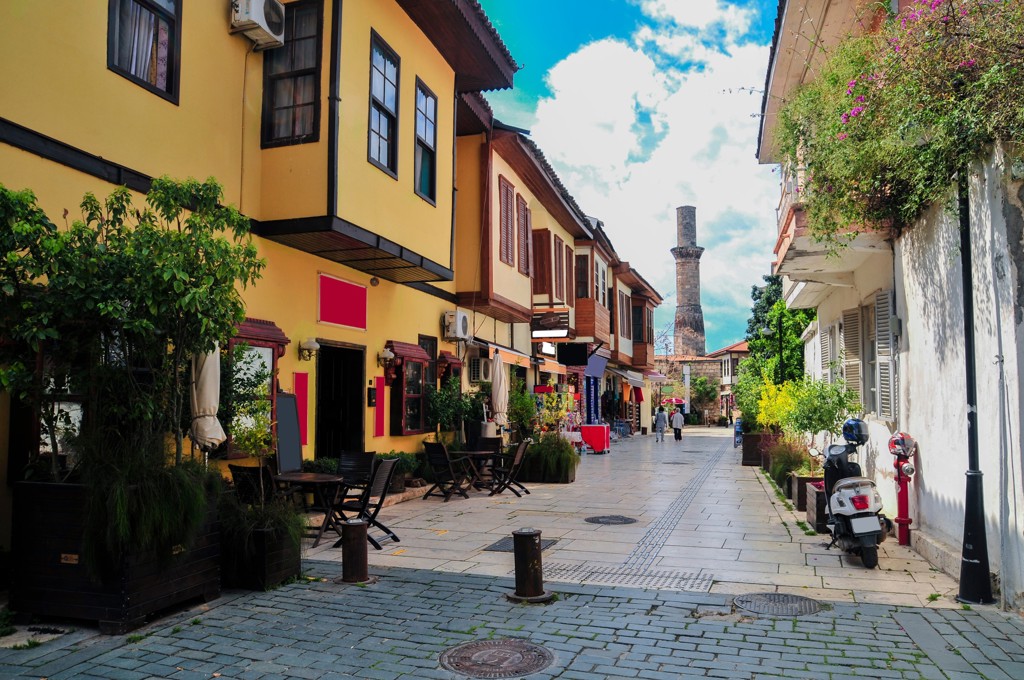 Het oude centrum Kaleici in Antalya