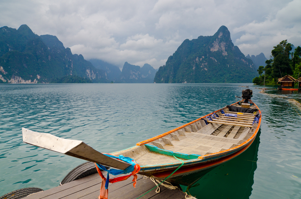 Boot in Khao Sok Nationaal Park