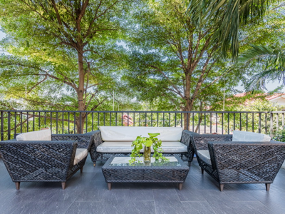 Uma Agung Indonesië terras