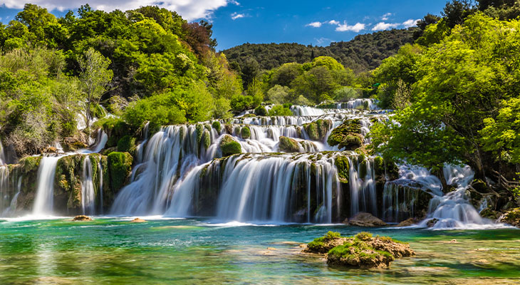 Plitvice watervallen Plitvice watervallen