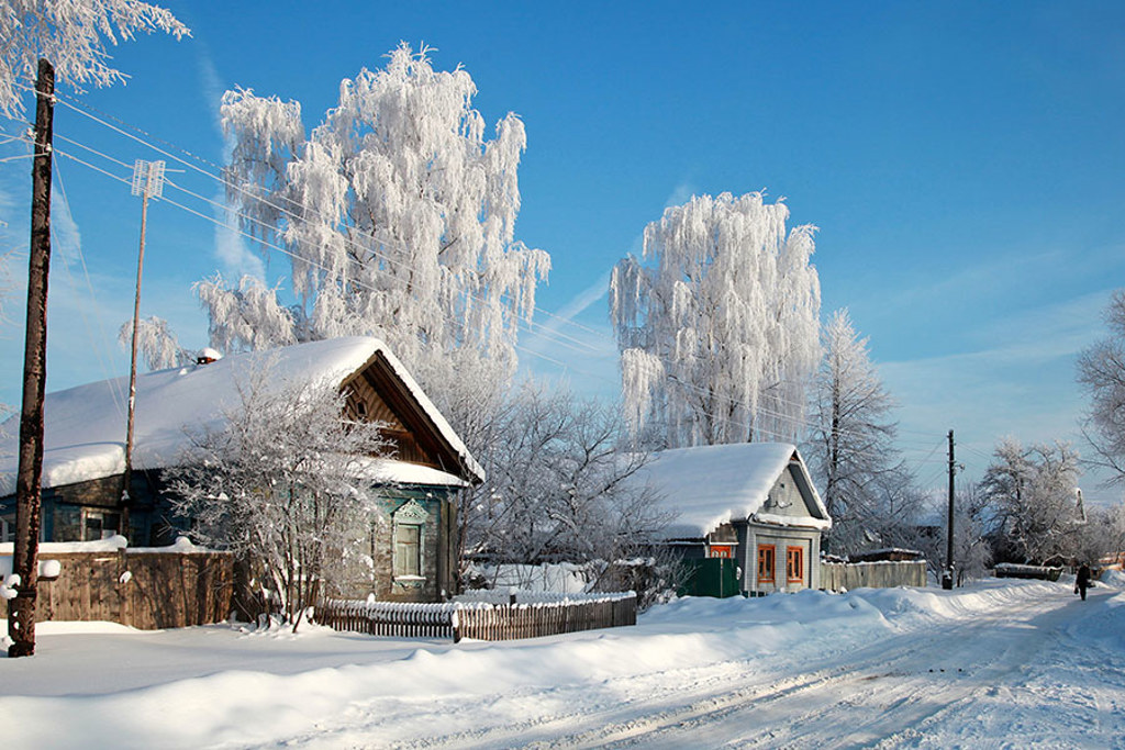 Rusland, winter, Suzdal