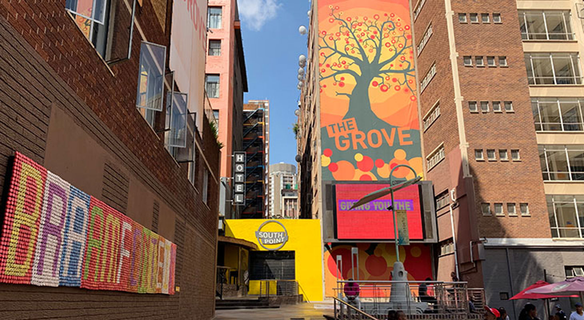 Straten en graffiti in Johannesburg Straten en graffiti in Johannesburg