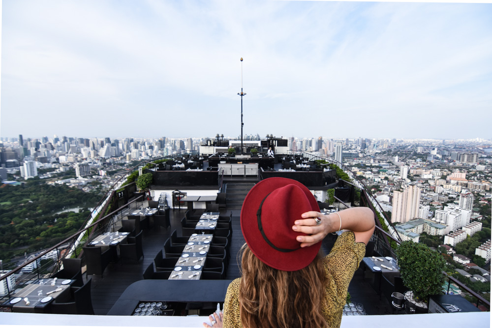 rooftop uitzicht over bangkok rooftop uitzicht over bangkok