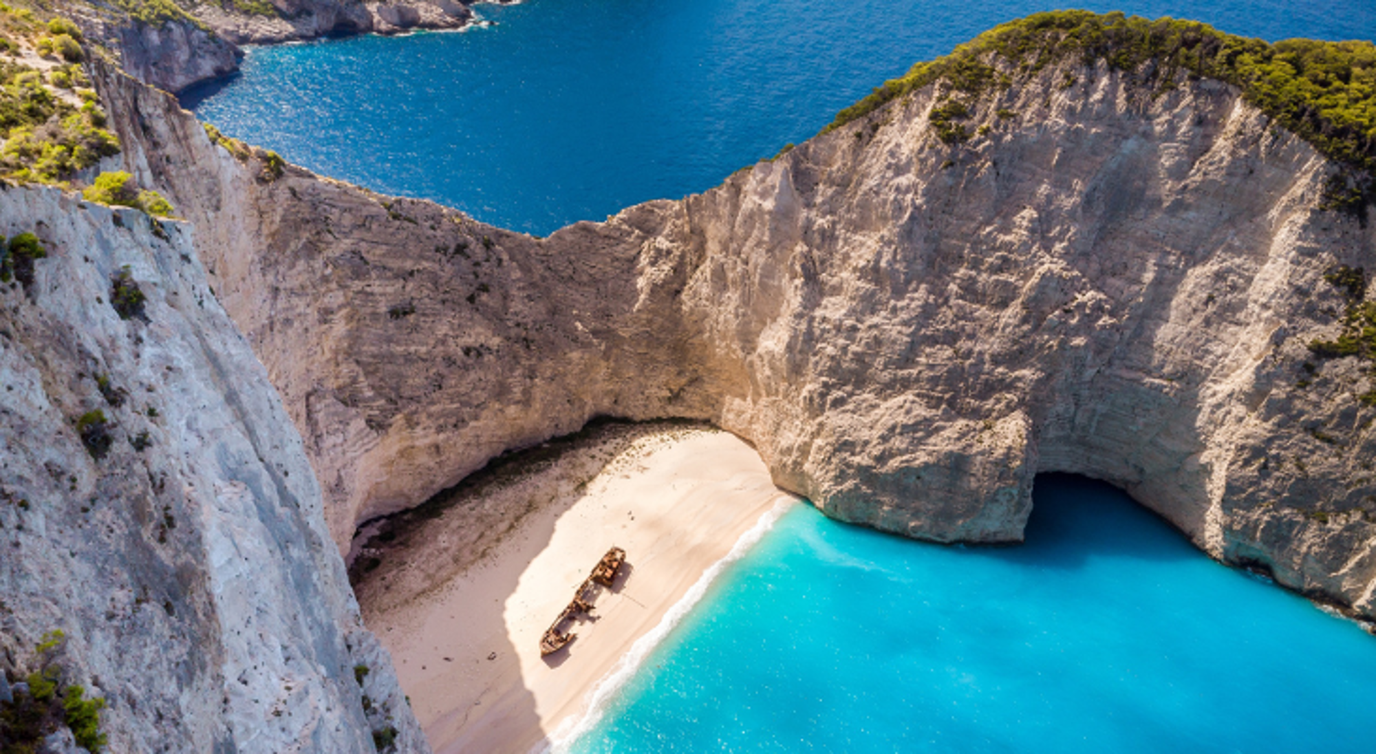 Navagio Beach in Griekenland