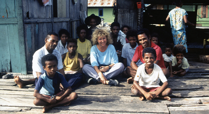 Mieke in Papua