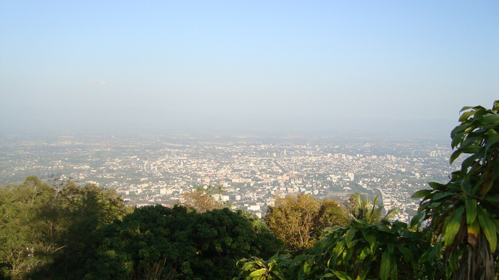 Uitzicht over Chiang Mai