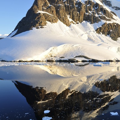 Reflecterend water Antarctica
