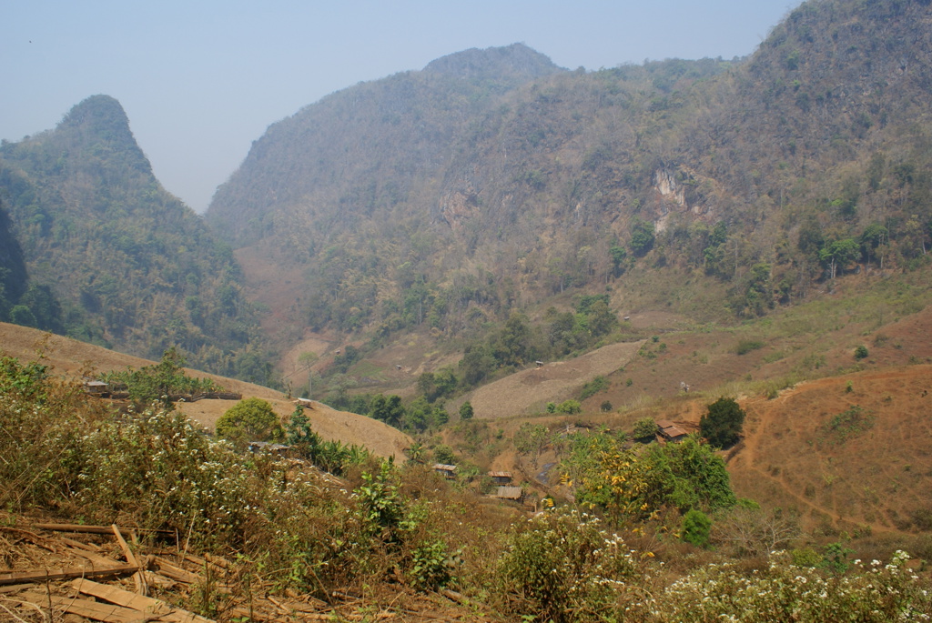 Uitzicht tijdens driedaagse trekking