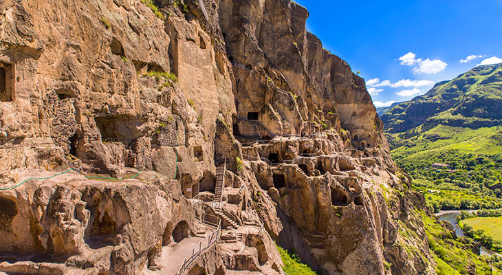 Vardzia, Georgië Vardzia, Georgië