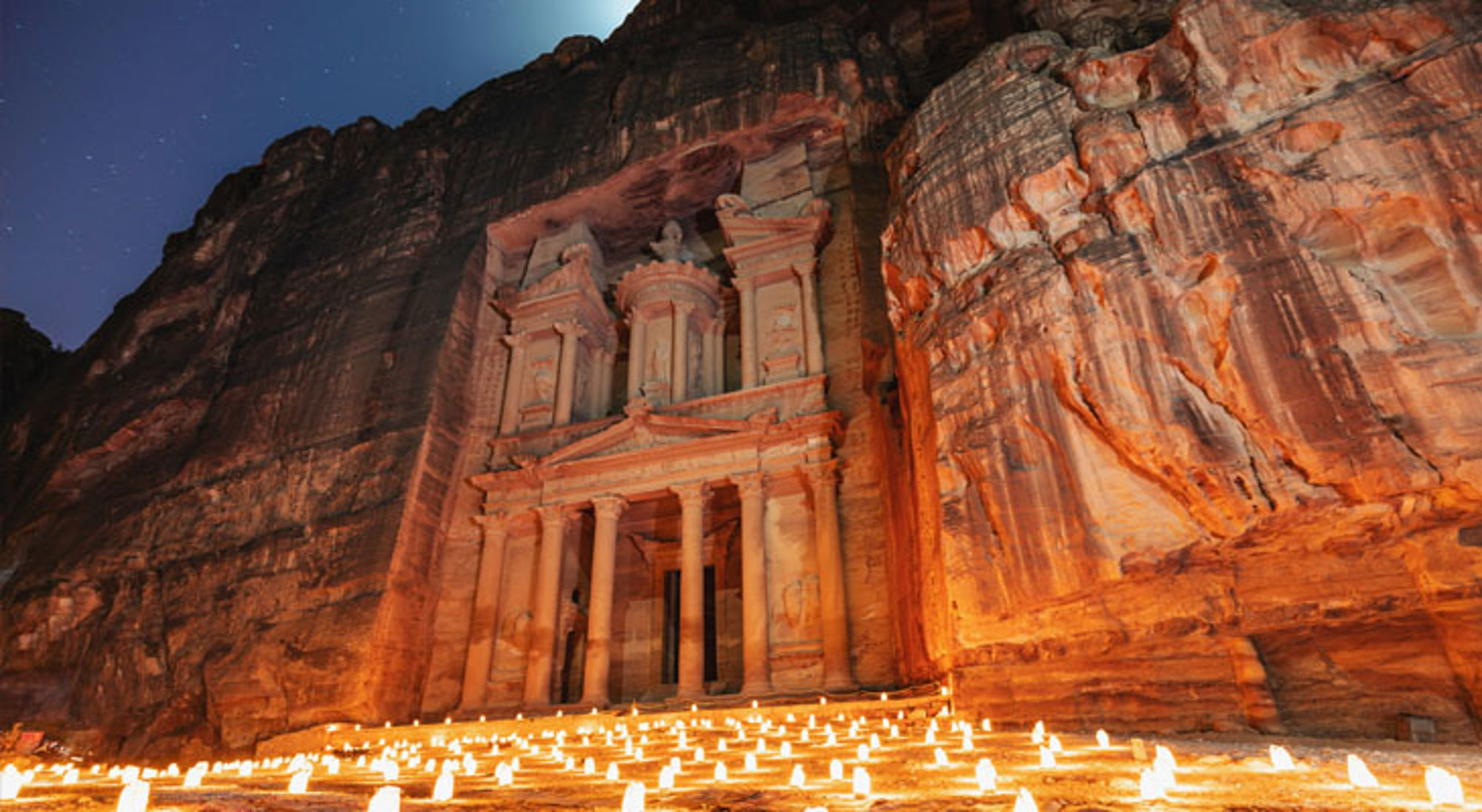 Treasury of Al Khazneh Jordanië