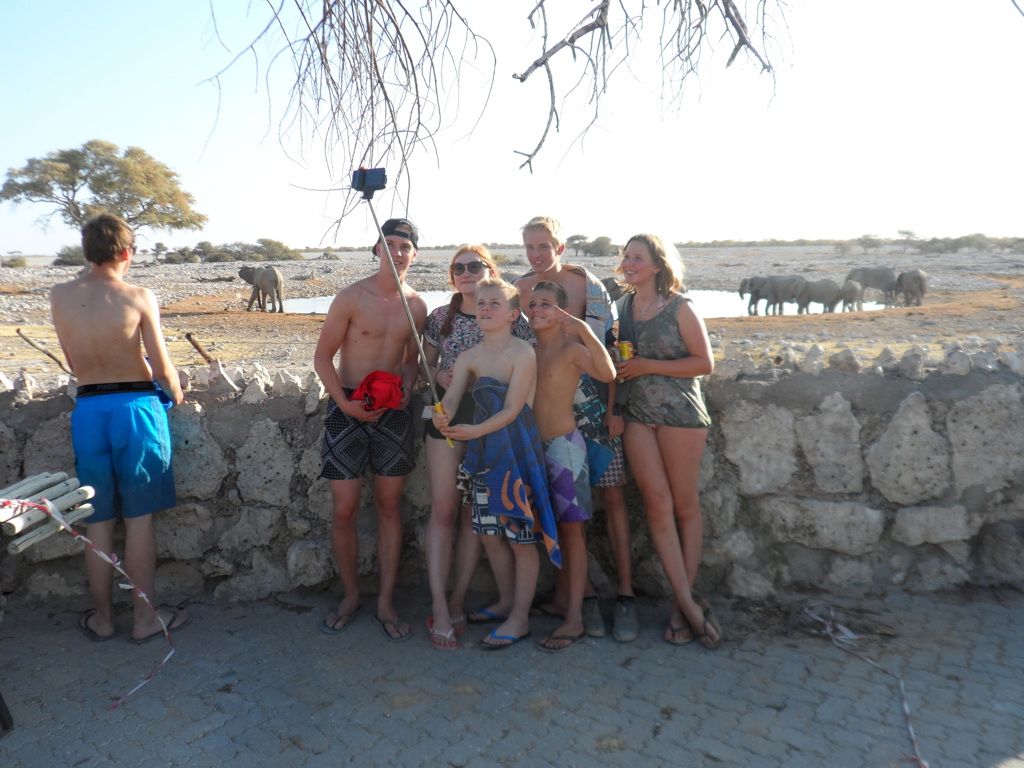 Groepsfoto Etosha