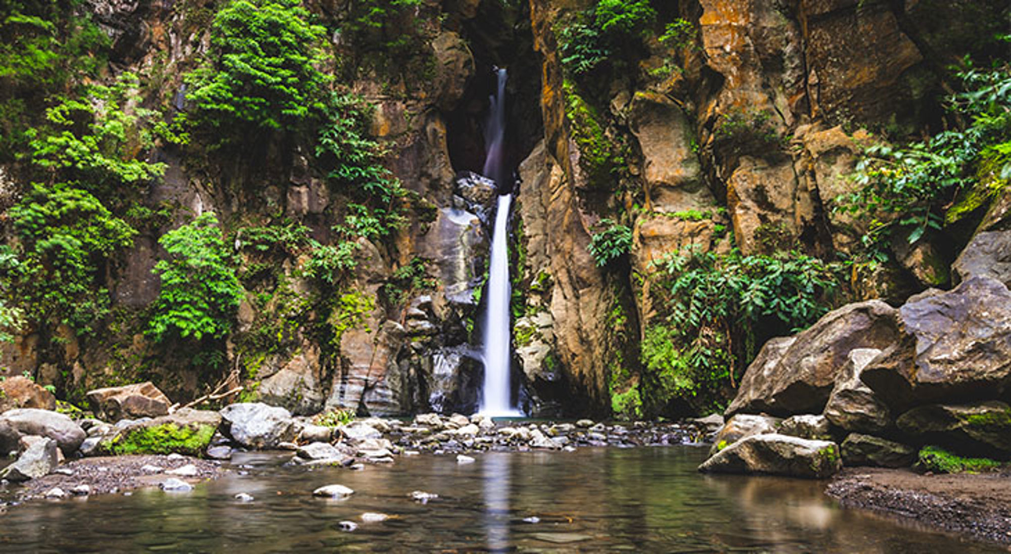 Salto do Cabrito waterval in Portugal