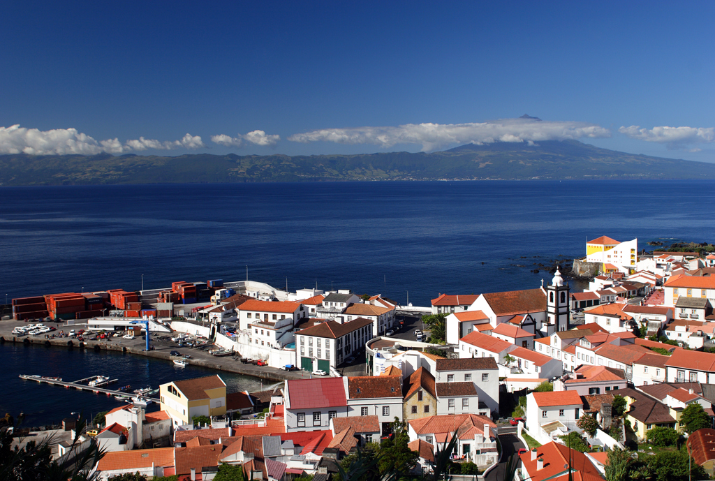 Uitzicht op de Azoren