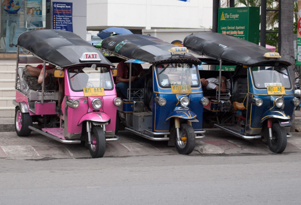 Tuktuk's in Thailand