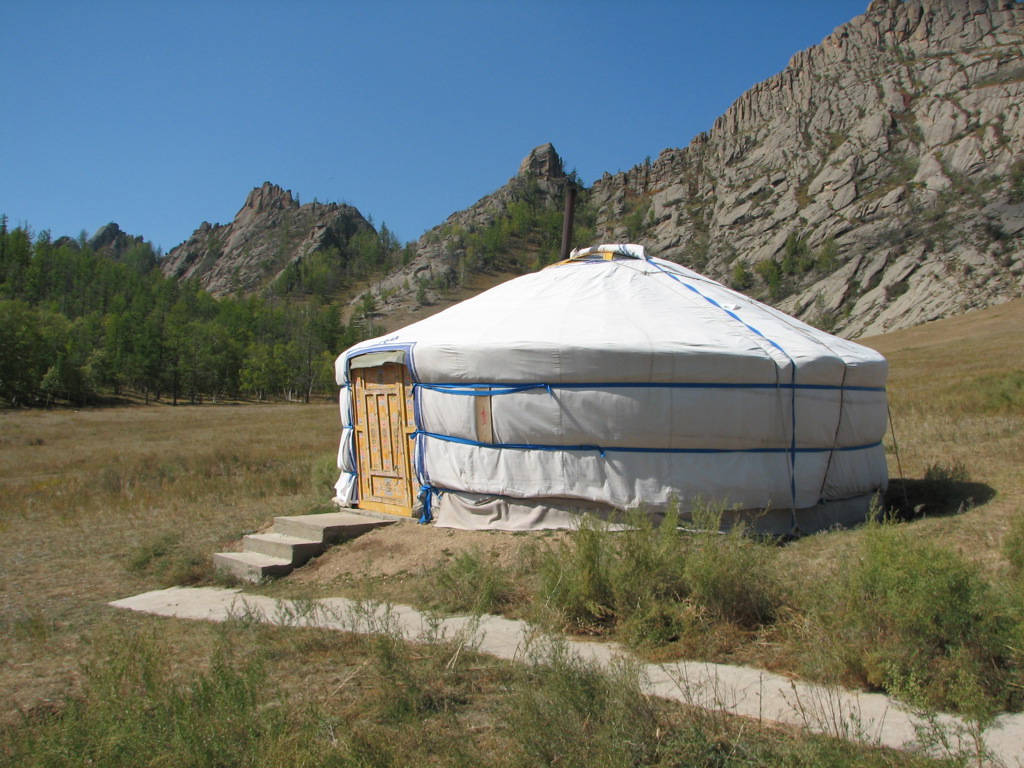 Yurt steppe