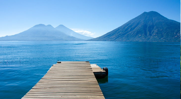 Meer van Atitlan in Guatemala