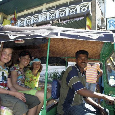 Lokale tuk tuk Sri Lanka