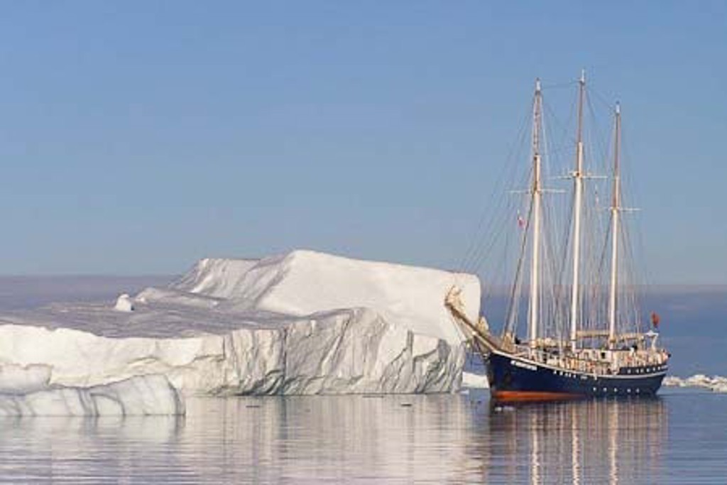 Zeilschip de Rembrandt van Rijn in Groenland
