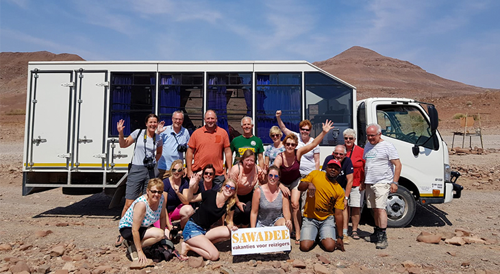 Groep in Namibië