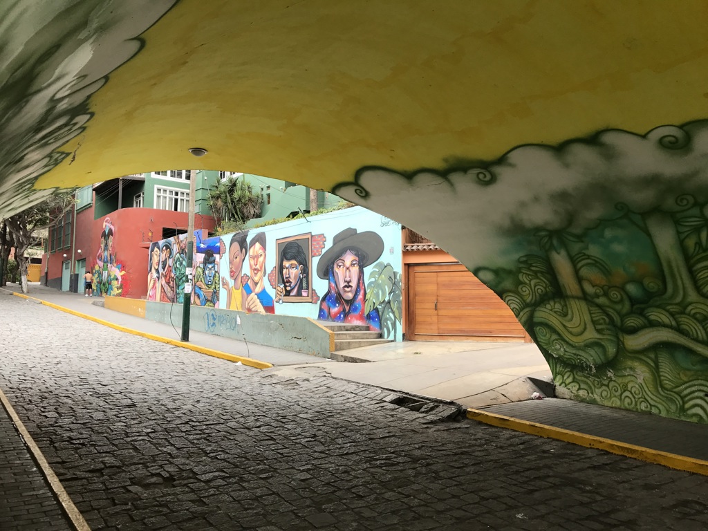 Muurschilderingen in Lima