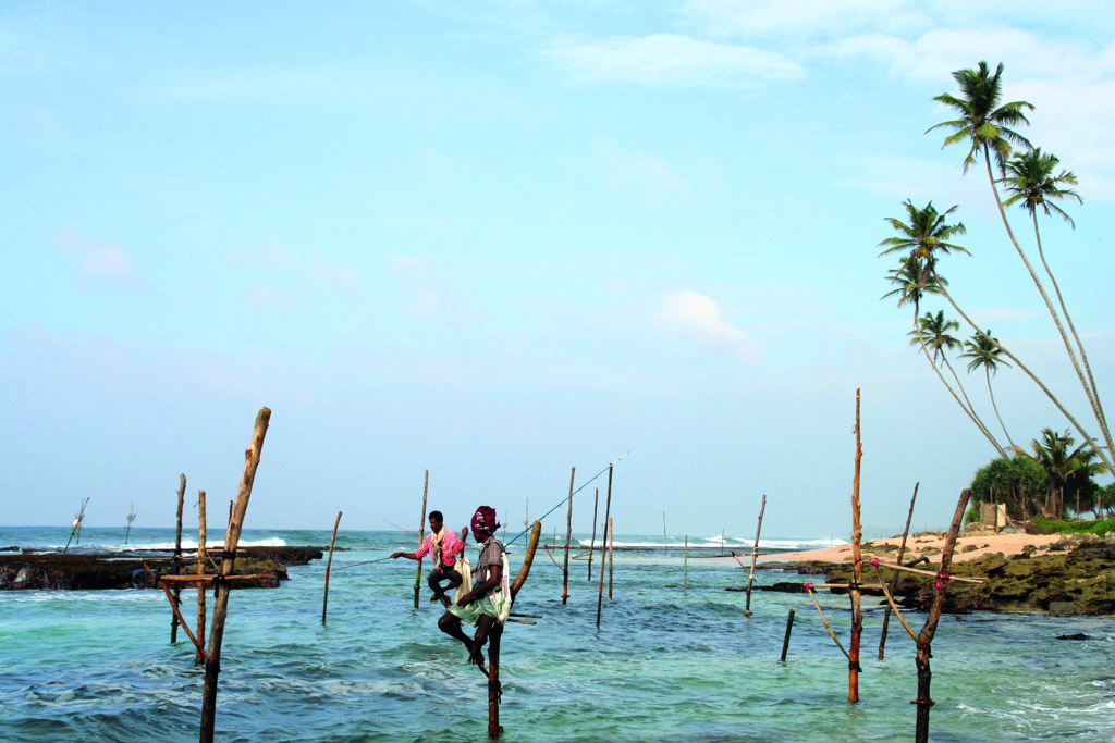 familiereis Sri lanka vis paal