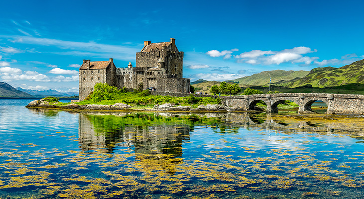 Eilean Donan Kasteel in Schotland Eilean Donan Kasteel in Schotland