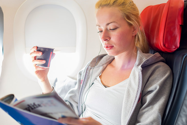 Entertainment op een lange vlucht Entertainment op een lange vlucht