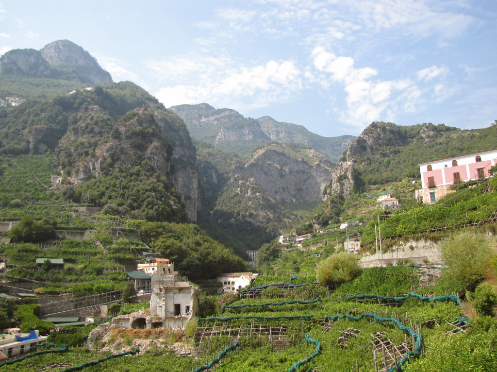 Groene omgeving amalfi