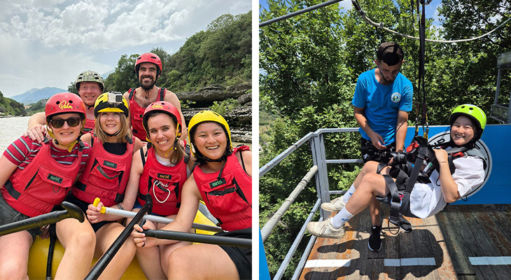 Raften en ziplinen in Albanië Raften en ziplinen in Albanië