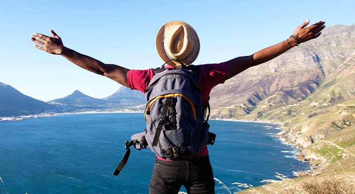 Cadeau voor reiziger rugzak