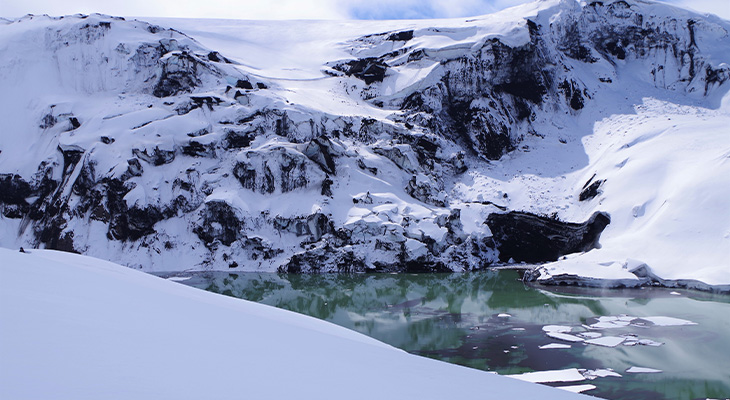 Grímsvötn vulkaan IJsland Grímsvötn vulkaan IJsland