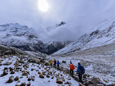 Route Nepal Annapurna, 23 dagen - Dag 11