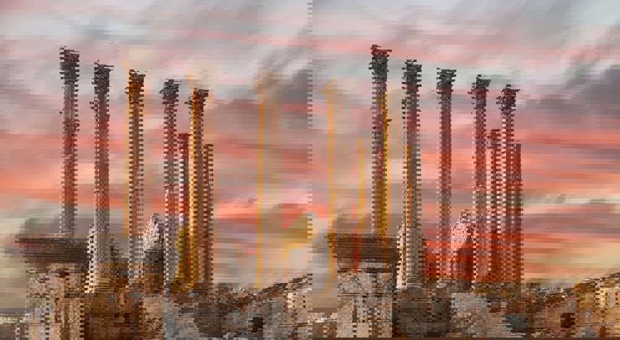 Tempel van Artemis Jerash Jordanië