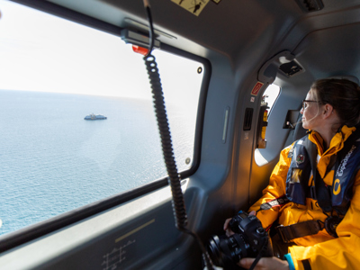 Ultramarine Helicopter