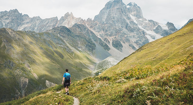 Svaneti regio, Kaukasgebergte