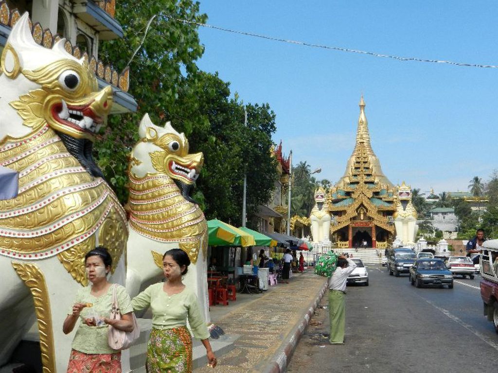 Dagelijks leven Yangon