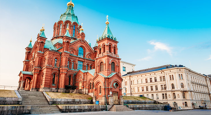 Oespenski Kathedraal in Helsinki Oespenski Kathedraal in Helsinki