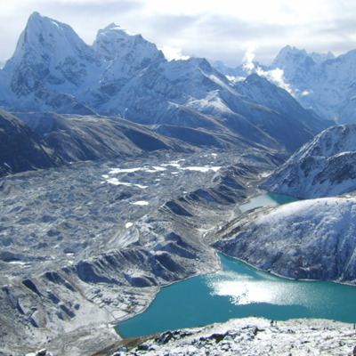 Rondreis Nepal uitzicht vanaf Gokyo Ri