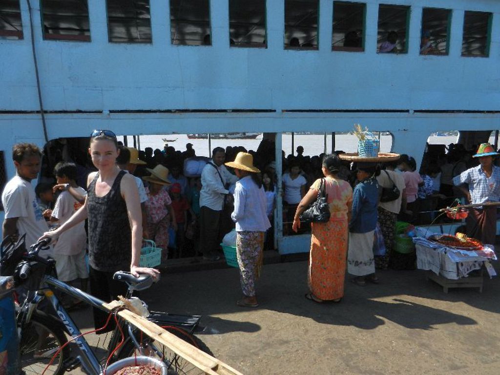 Met de fiets op de boot