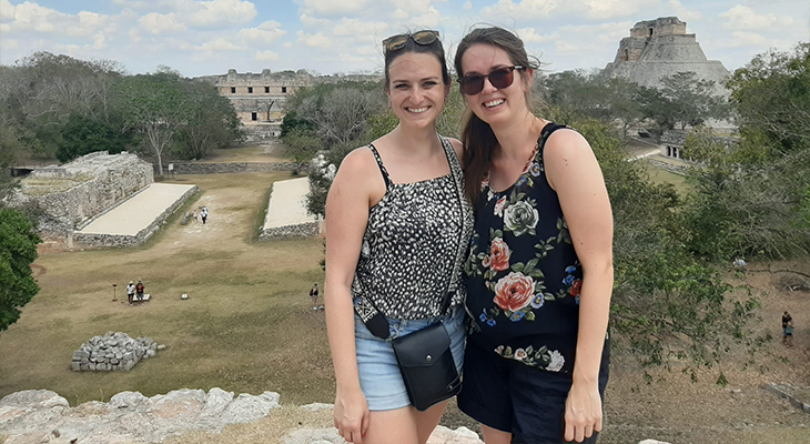 Fleur en Elin in Mexico Fleur en Elin in Mexico