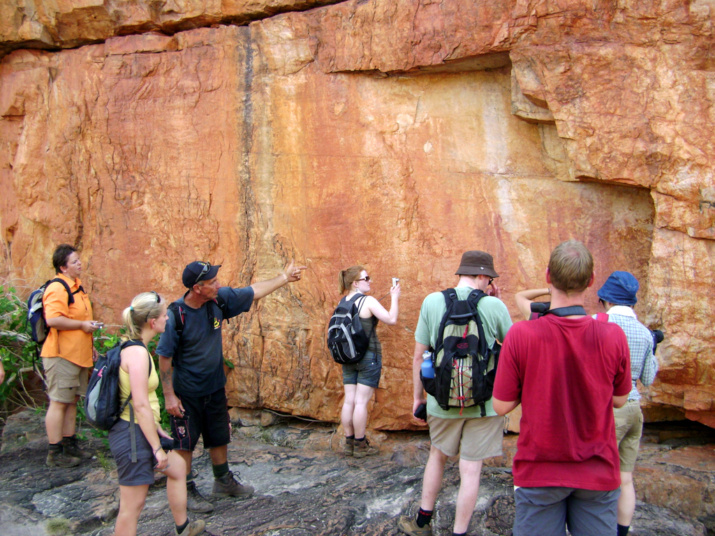 Aboriginal rotstekeningen Australië